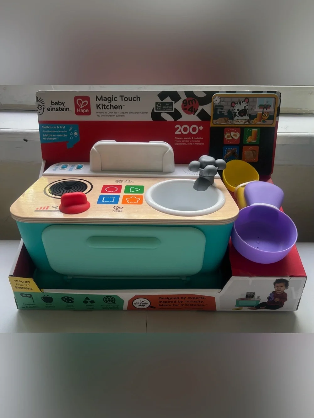 Baby Einstein Magic Touch Kitchen Pretend to Cook Baby Learning Toy